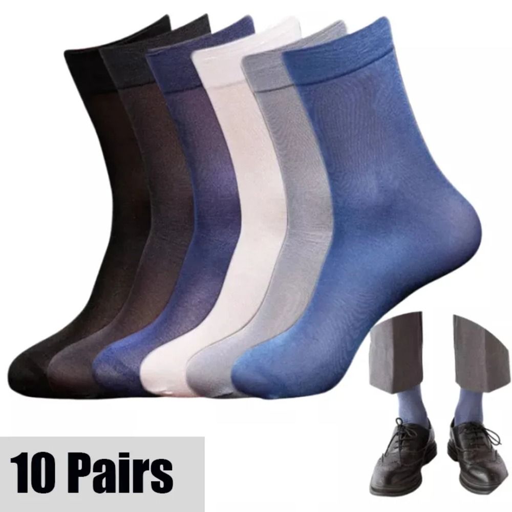 10pairs Casual Breathable Men  - Silk Sock Bamboo review and price