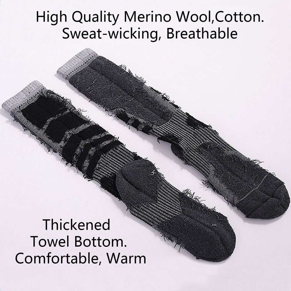 Thickened Merino Wool Outdoor  - Wool Hiking Sock review and price