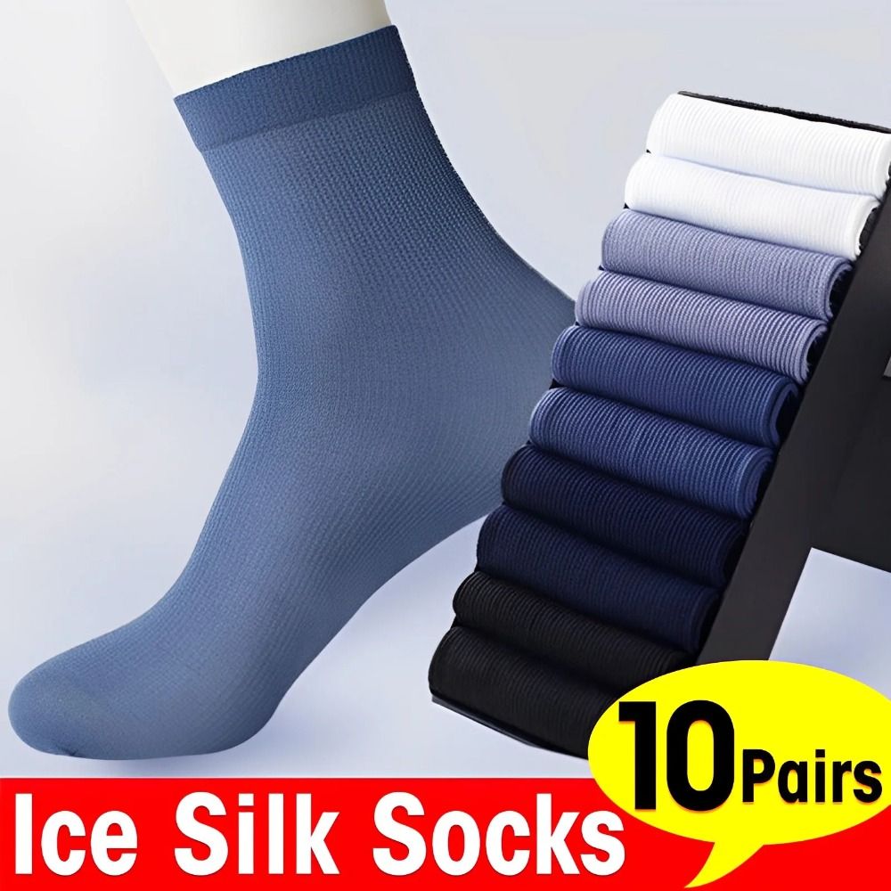 10pairs Casual Breathable Men  - Silk Sock Bamboo review and price